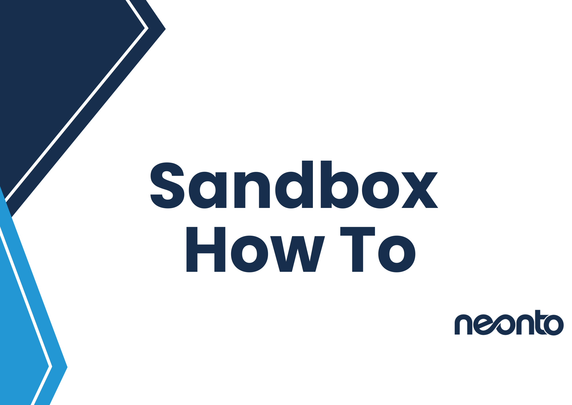 Sandbox How To SHT