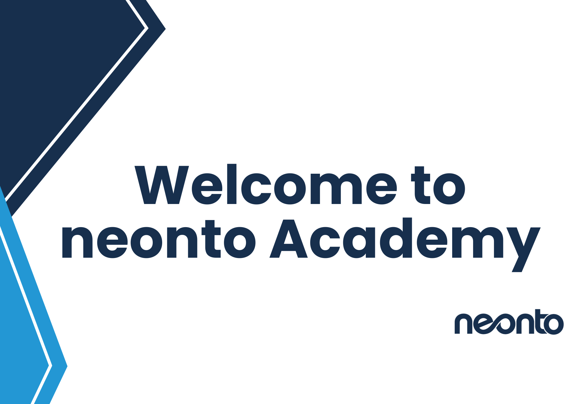 Welcome to neonto Academy WNA